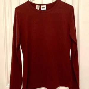 DKNY Burgundy Long Sleeve Shirt